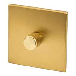 Variateur simple en acier inoxydable laiton 8,8cm Dimmers - Tala