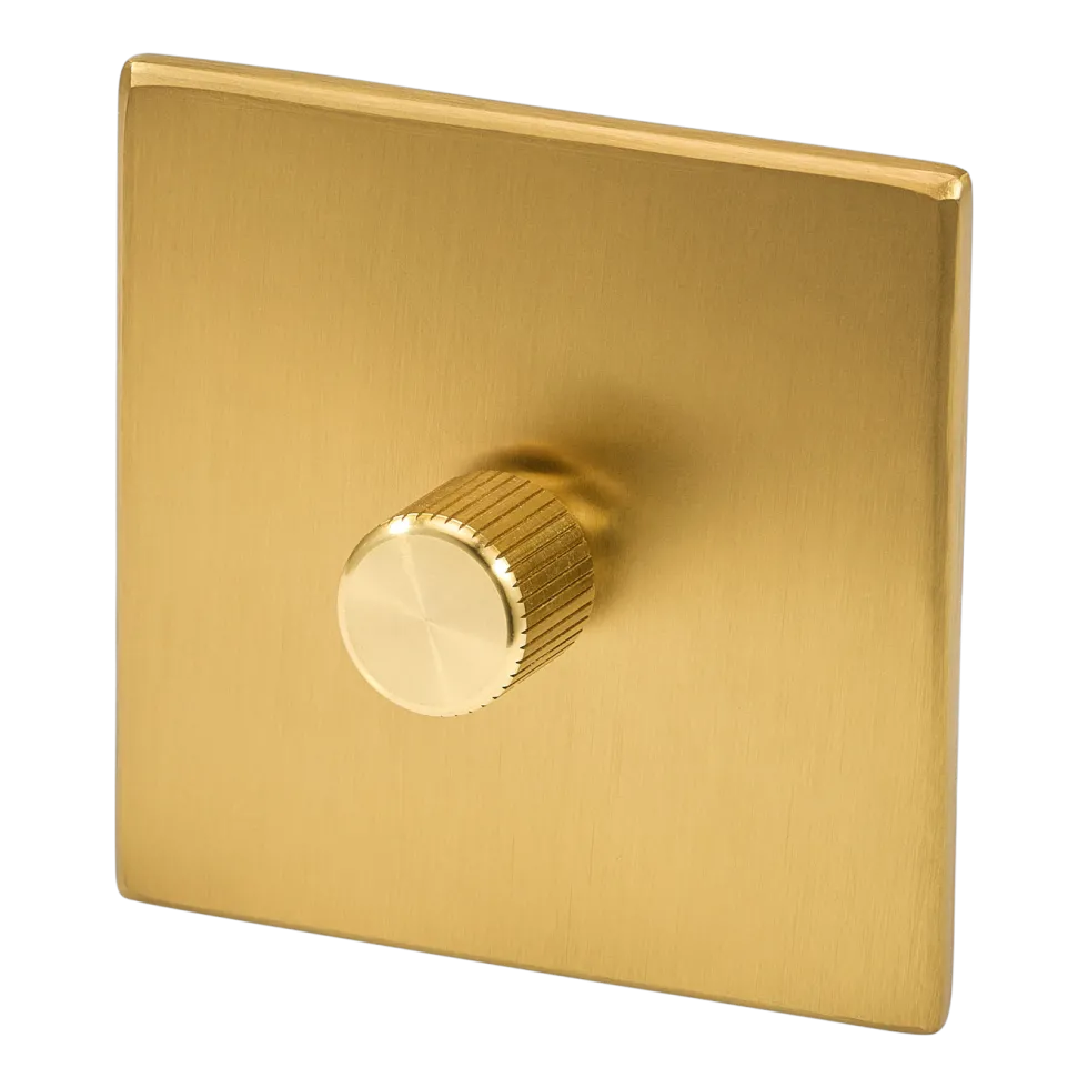 Variateur simple en acier inoxydable laiton 8,8cm Dimmers - Tala