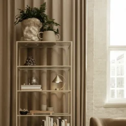 Vase beige en grès Tuck - Ferm Living
