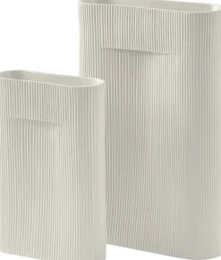 Vase blanc 48,5 cm Ridge - Muuto