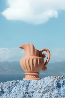 Vase carafe en terre cuite 19 x 28 cm Caraffa - Seletti
