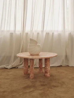 Vase coquillage en grès blanc cassé 26,5cm Shell - Ferm Living