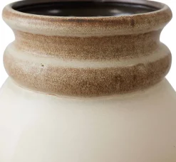 Vase de sol Grand Vanille - HKLIVING