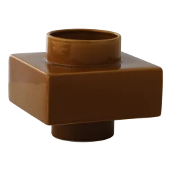 Vase empilable marron noisette 14 cm s3 Deko - Normann Copenhagen