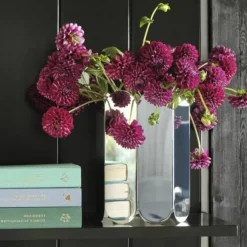 Vase en acier miroir Arcs - Hay