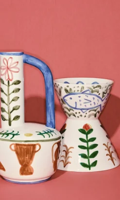 vase en céramique coloré 30x33cm Santiago de borja - Serax