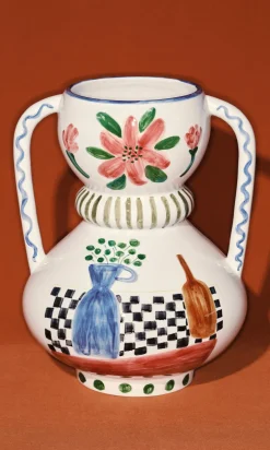 vase en céramique coloré 32x40cm Santiago de borja - Serax