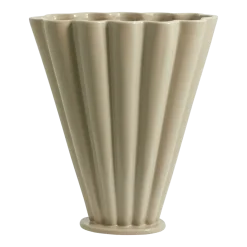 Vase en céramique couleur sable Colla - Nordal