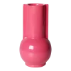 Vase en céramique rose vif - HKLIVING