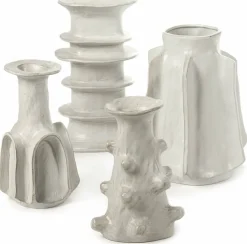Vase en grès blanc L BILLY 01 - Serax