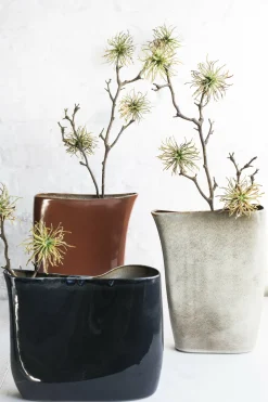 Vase en grès bleu 25cm - Serax