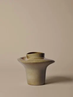 Vase en grès green elm 25x22cm Evio - Ferm Living