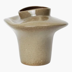 Vase en grès green elm 25x22cm Evio - Ferm Living