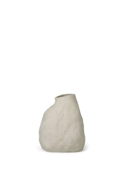 Vase en grès émaillé blanc cassé 25x21x36cm Vulca - Ferm Living