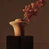 Vase en grès orangé 25x22cm Evio - Ferm Living