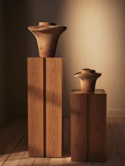 Vase en grès orangé 25x22cm Evio - Ferm Living