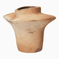 Vase en grès orangé 25x22cm Evio - Ferm Living