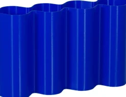 Vase en plastique recyclé bleu 22x6x13cm Alvaro - WARREN ET LAETICIA