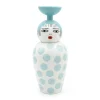 Vase en porcelaine avec couvercle bleu clair 17.2 x 41.6 cm Le Canopie Kiki - Seletti