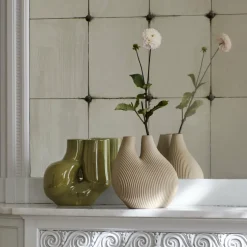 Vase en porcelaine beige Chamber W&S - Hay