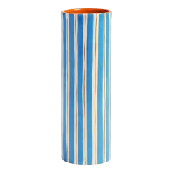 Vase en porcelaine coloré rayé - &klevering