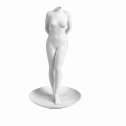 Vase en porcelaine fine blanche 16x16cm La timida - Seletti