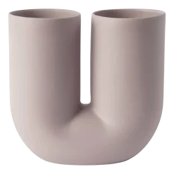 Vase en porcelaine lilac Kink - Muuto