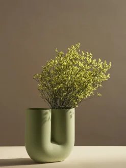 Vase en porcelaine vert Kink - Muuto