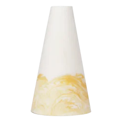 Vase en roche saline jaune ocre 14 cm Iconic - Studio Rosaroom