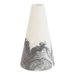 Vase en roche saline noir de mars 14 cm Iconic - Studio Rosaroom