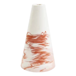 Vase en roche saline terracotta 14 cm Iconic - Studio Rosaroom