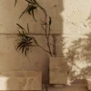 Vase en travertin beige 12x21cm Hew - Ferm Living