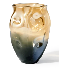 Vase en verre ambre 30 cm Collision - Pols Potten