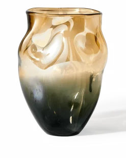 Vase en verre ambre 30 cm Collision - Pols Potten