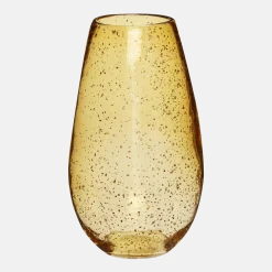 Vase en verre ambre Glow - Hübsch