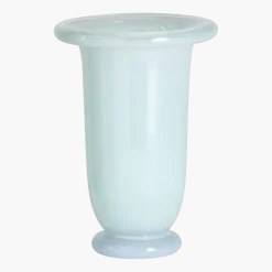 Vase en verre bleu clair 14x21cm Empire - Hay