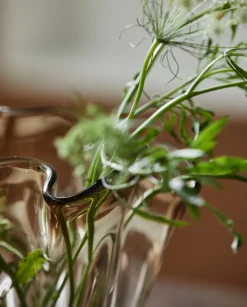 Vase en verre fumé marron clair KOMNIO - Nordal