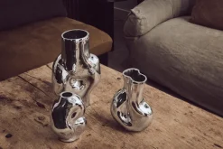 Vase en verre Gleam Chrome - HKLIVING