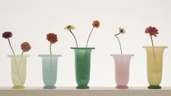 Vase en verre jaune 14x21cm Empire - Hay