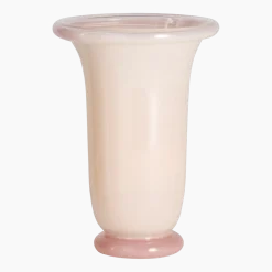 Vase en verre rose poudré 14x21cm Empire - Hay