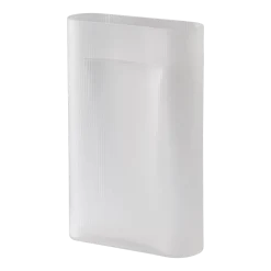 Vase en verre soufflé blanc 48,5cm Ridge - Muuto