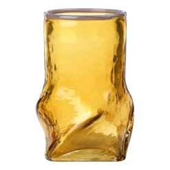 Vase en verre soufflé doré 12,2x22cm Ellen - Broste Copenhagen
