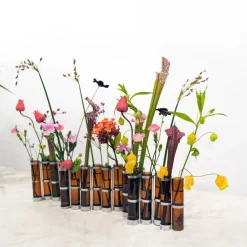 Vase en verre teinté marron Avril Roux - Tsé & Tsé