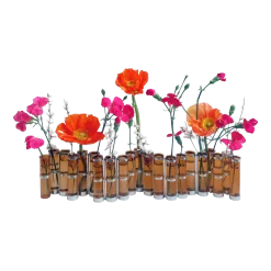 Vase en verre teinté marron Avril Roux - Tsé & Tsé