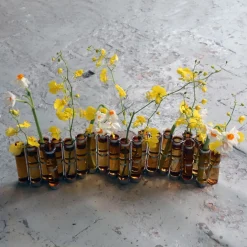 Vase en verre teinté marron Avril Roux - Tsé & Tsé