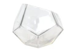 Vase en verre transparent massif 24,5x19,5cm Diamond - Versmissen