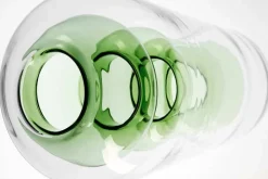 Vase en verre vert 27cm Bump - Tom Dixon