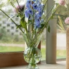 Vase en verre vert transparent 16,5x28,5cm Rhombic - &Klevering