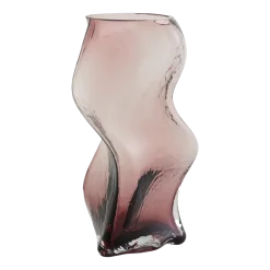 Vase en verre violet Sable - Nordal