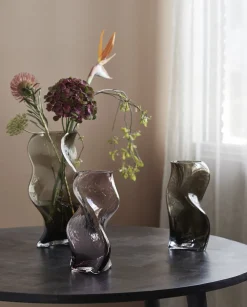 Vase en verre violet Sable - Nordal